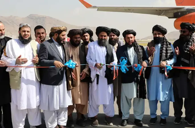 افتتاح دهلیز هوایی کابل-شانگهای