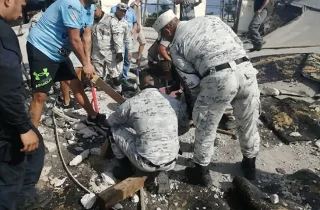 ریزش سقف یک کلیسا در مکسیکو 50 کشته و زخمی برجای گذاشت