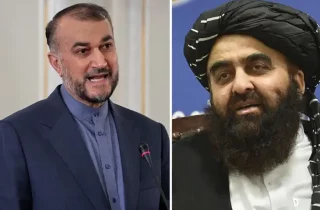 عبداللهیان و متقی درباره‌ی کمک به زلزله‌زدگان هرات و تحولات فلسطین گفت‌وگو کردند