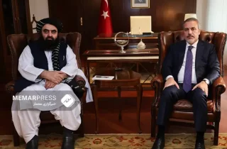دیدار و گفتگوی سرپرست وزارت خارجه طالبان با وزیر خارجه ترکیه
