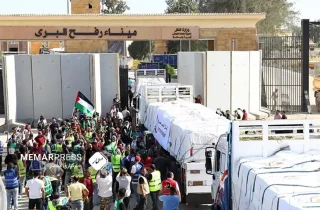 دومین کاروان محموله کمک‌های بشردوستانه وارد غزه شد