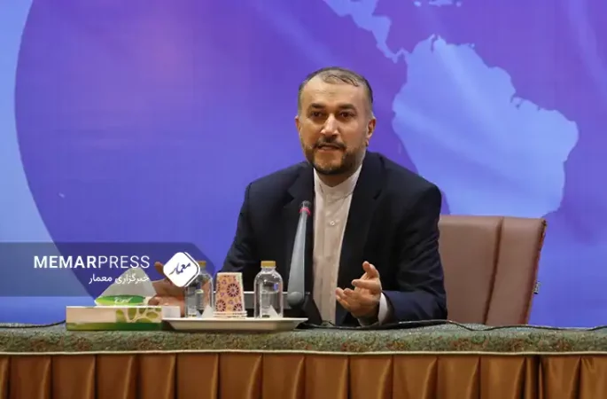 وزیر خارجه ایران : حماس نه از ما دستور می‌گیرد، نه ما به آنها دستور می‌دهیم