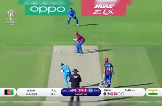 تیم ملی کریکت افغانستان برابر هند شکست خورد