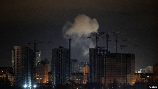 هجوم پهپادهای روسیه به آسمان اوکراین