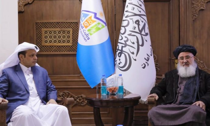 سرپرست وزارت اقتصاد با سفیر قطر در مورد کمک به عودت کنندگان و آسیب دیدگان آفات طبیعی صحبت کرد