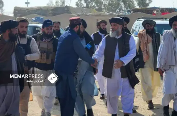 بازدید سرپرست وزارت تجارت طالبان از مرز اسپین بولدک
