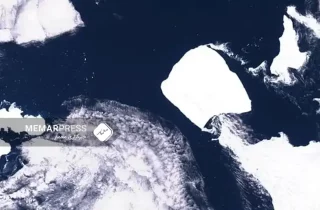 به حرکت درآمدن بزرگترین کوه یخی جهان