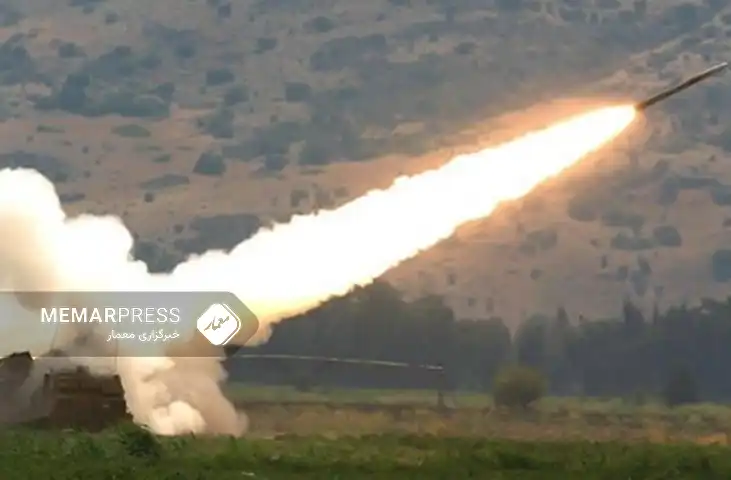 حمله راکتی نیروهای مقاومت لبنان به مواضع ارتش اسرائیل