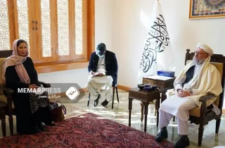 دیدار و گفتگوی حنفی با نماینده اتحادیه اروپا درباره اخراج جمعی پناهجویان افغانستان از پاکستان