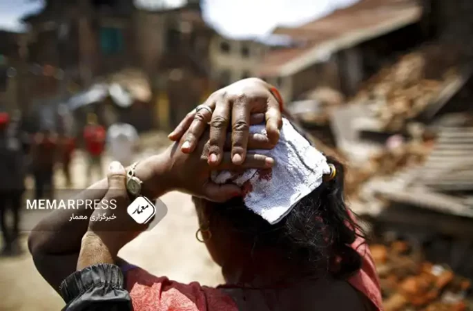 زلزله در نپال دستکم ۱۲۸ کشته و صدها زخمی برجای گذاشت