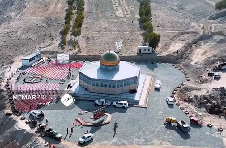 بزرگترین نماد مسجدالاقصی در شاهراه کابل - جلال‌آباد افتتاح شد