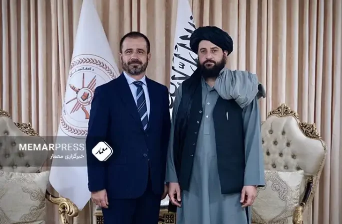 دیدار و گفتگوی سفیر ترکیه در کابل با وزیر دفاع طالبان