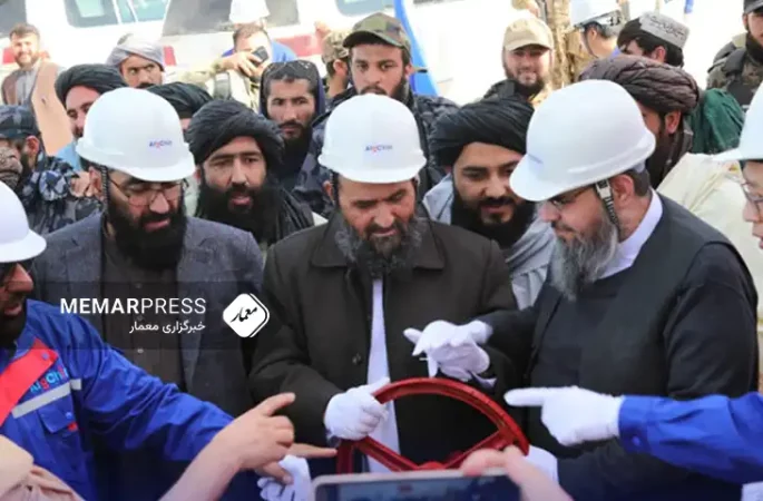 طالبان کار استخراج هشت چاه نفتی را در سرپل افتتاح کرد