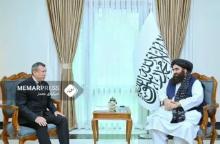 دیدار و گفتگوی امیرخان متقی و سفیر ترکمنستان در مورد «روابط دوجانبه»