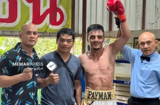 محمد زکریا زمانی، مشت‌زن افغان، حریف را شکست داد