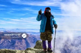 جان محمد حیدری، «مرد برفی» افغانستان، قله دماوند ایران را فتح کرد