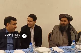 مذاکرات ملا برادر با معاون رئیس جمهور ایران برای احیای تالاب هامون مقابله با پدیده گرد و غبار