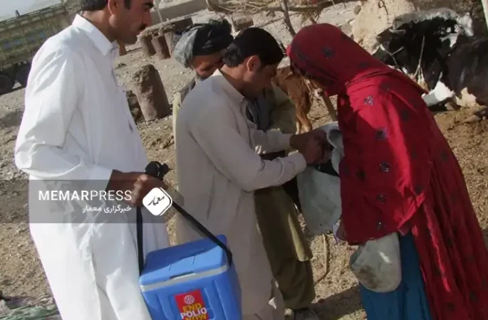 آغاز کارزار سراسری تطبیق واکسین پولیو در افغانستان