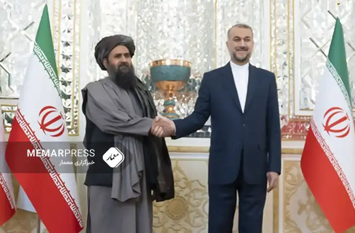 دیدار هیئت اقتصادی طالبان با وزیر خارجه ایران