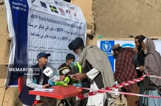 کمک برنامه جهانی غذا به بیش از سه هزار خانواده نیازمند در سه ولایت کشور