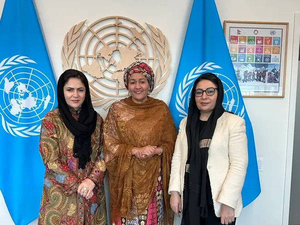 نشست معاون دبیرکل سازمان ملل و فعالان زن افغانستانی درباره وضعیت زنان افغانستان