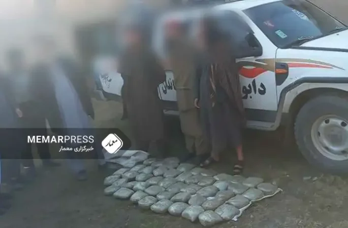 پسر قوماندان امنیه طالبان برای بدخشان به اتهام قاچاق مواد مخدر بازداشت