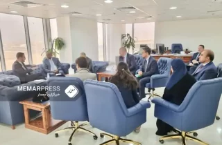 دیدار و گفتگوی تام وست با نماینده خاص سازمان همکاری اسلامی درباره افغانستان