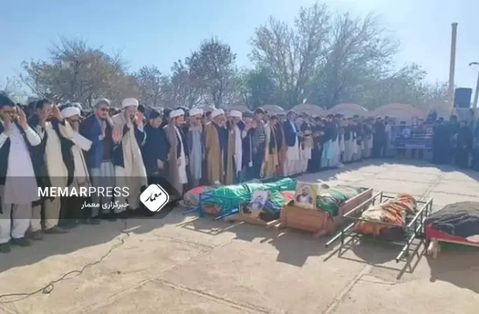 تظاهرات در پی تشییع جنازه قربانیان حمله اخیر در جرئیل هرات  