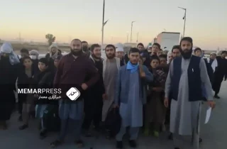 ۱۹۳ شهروند افغانستان از اردوگاه الغدیر زاهدان ایران به کشور بازگشتند