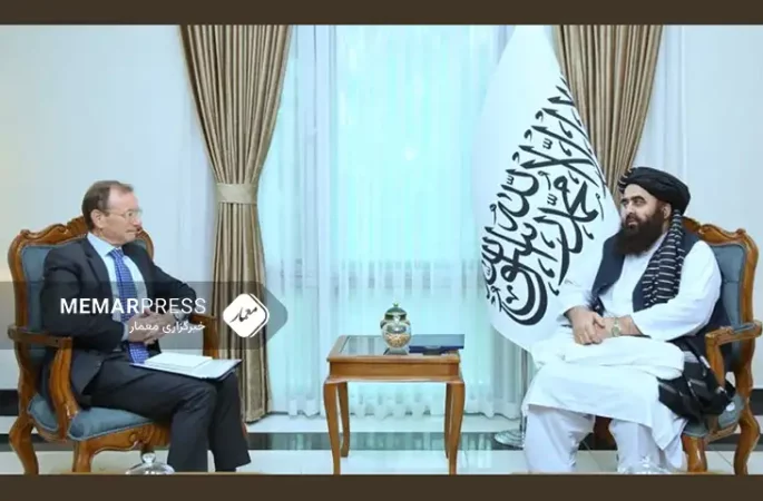 متقی در دیدار با کاردار سفارت بریتانیا: طالبان خواهان تعامل با همه کشورهای جهان است