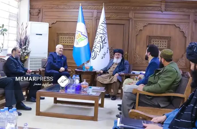 دیدار و گفتگوی وزیر تجارت طالبان با سفیر ایران در کابل درباره همکاری‌های اقتصادی دوجانبه