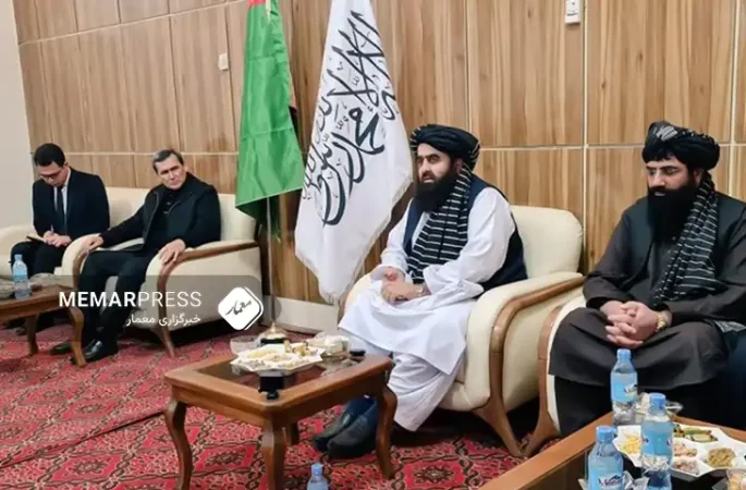 دیدار و گفگتوی وزیران خارجه طالبان و ترکمنستان درباره «مسایل اقتصادی و ترانزیتی»