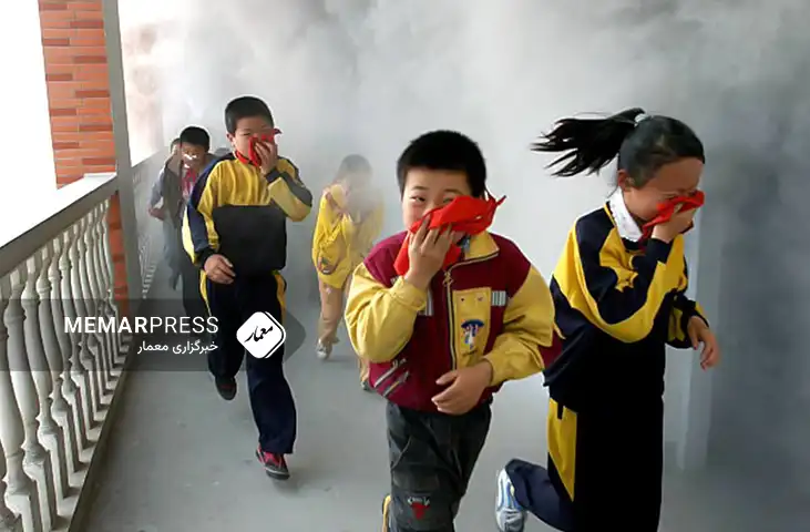 آتش سوزی در خوابگاه یک مکتب در چین دست کم جان ۱۳ تن را گرفت
