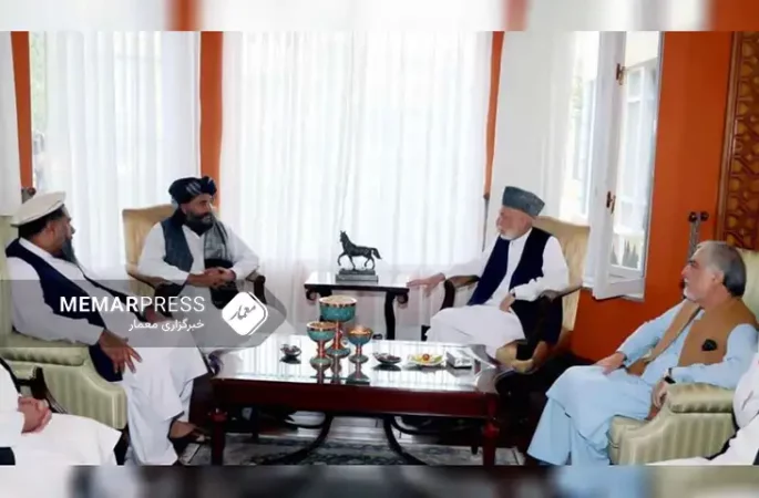ایجاد دفتر مشترک برای گفتگوهای صلح با طالبان توسط کرزی و عبدالله در کابل
