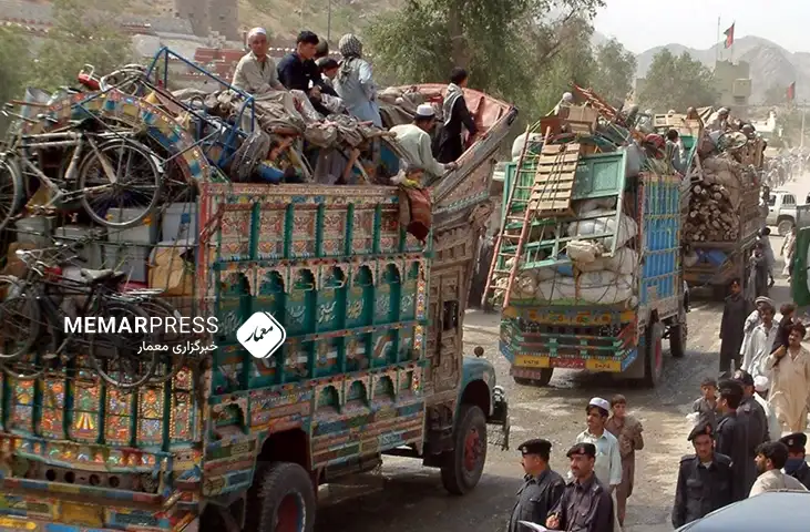 وزارت مهاجرین طالبان از اخراج روزانه هزار پناهجوی افغانستانی از پاکستان خبر داد