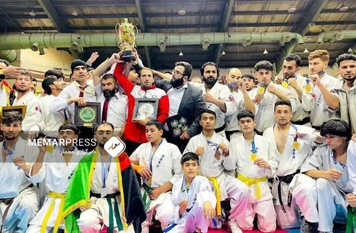 تیم ملی آشی هارا کاراته افغانستان نایب قهرمان رقابت‌های اورا آسیا در تهران شد