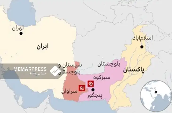 جان باختن 9 تبعه پاکستانی در شهر مرزی ایران در حمله تروریستی