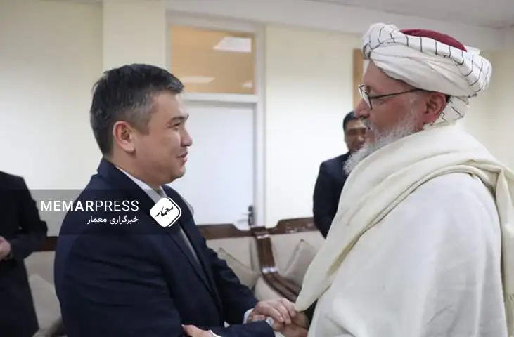 حنفی و دیدار با وزیر تجارت قرقیزستان
