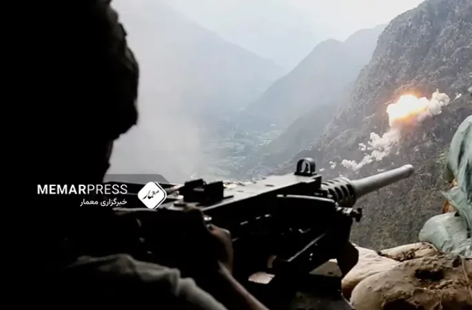 درگیری نیروهای طالبان با مرزبانان پاکستان در مرز کنر - باجور