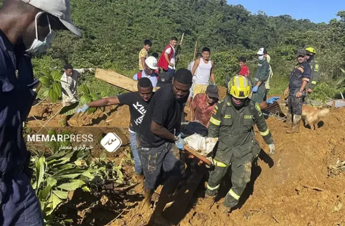 رانش زمین و کوه در کلمبیا جان ۳۵ نفر را گرفت
