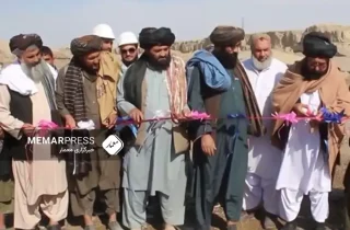 طالبان و افتتاح نخستین آب‌راه بین بند کمال خان و شهر زرنج از سوی