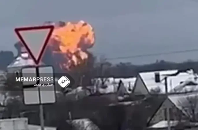 وزارت دفاع روسیه از سقوط هواپیمای حامل اسیران اوکراینی خبر داد