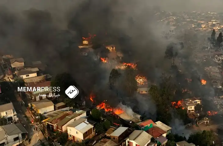 شمار تلفات آتش‌سوزی جنگل‌های شیلی به ۱۱۲ نفر رسید
