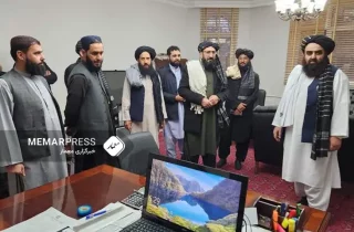 بازدید امیرخان متقی از سفارت طالبان مقیم عشق آباد