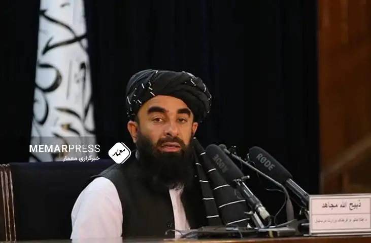 ذبیح‌الله مجاهد : طالبان «نماینده افغانستان و مردم آن» است