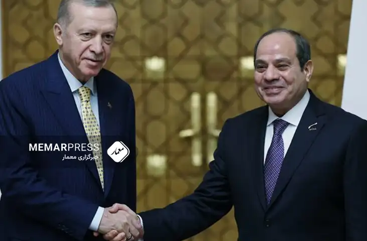 سفر رییس جمهور ترکیه به مصر پس از 12 سال برای گفتگو درباره غزه