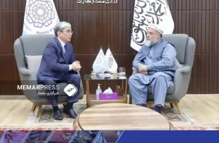 سفیر قزاقستان و دعوت سرپرست وزارت صنعت طالبان برای اشتراک در نشست آستانه
