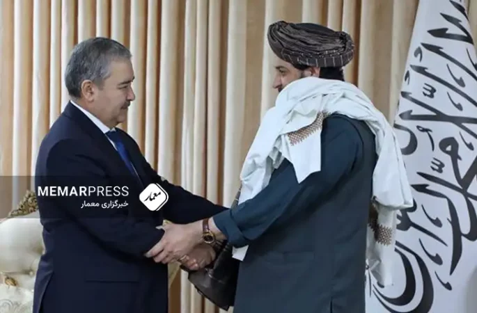 دیدار و گفگتوی وزیر دفاع طالبان با رئیس‌ استخبارات اوزبکستان
