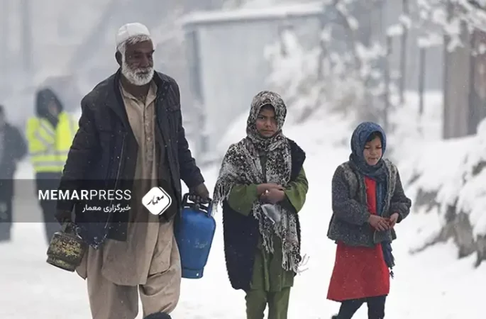 اداره مبارزه با حوادث طبیعی طالبان : شمار جان باختگان برف و سرمای اخیر به ۳۹ تن رسید