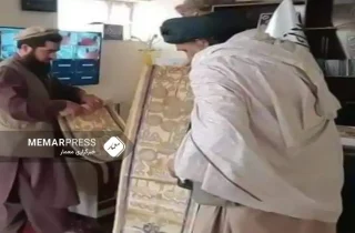 طالبان از جلوگیری قاچاق یک اثر باستانی در بدخشان خبر داد